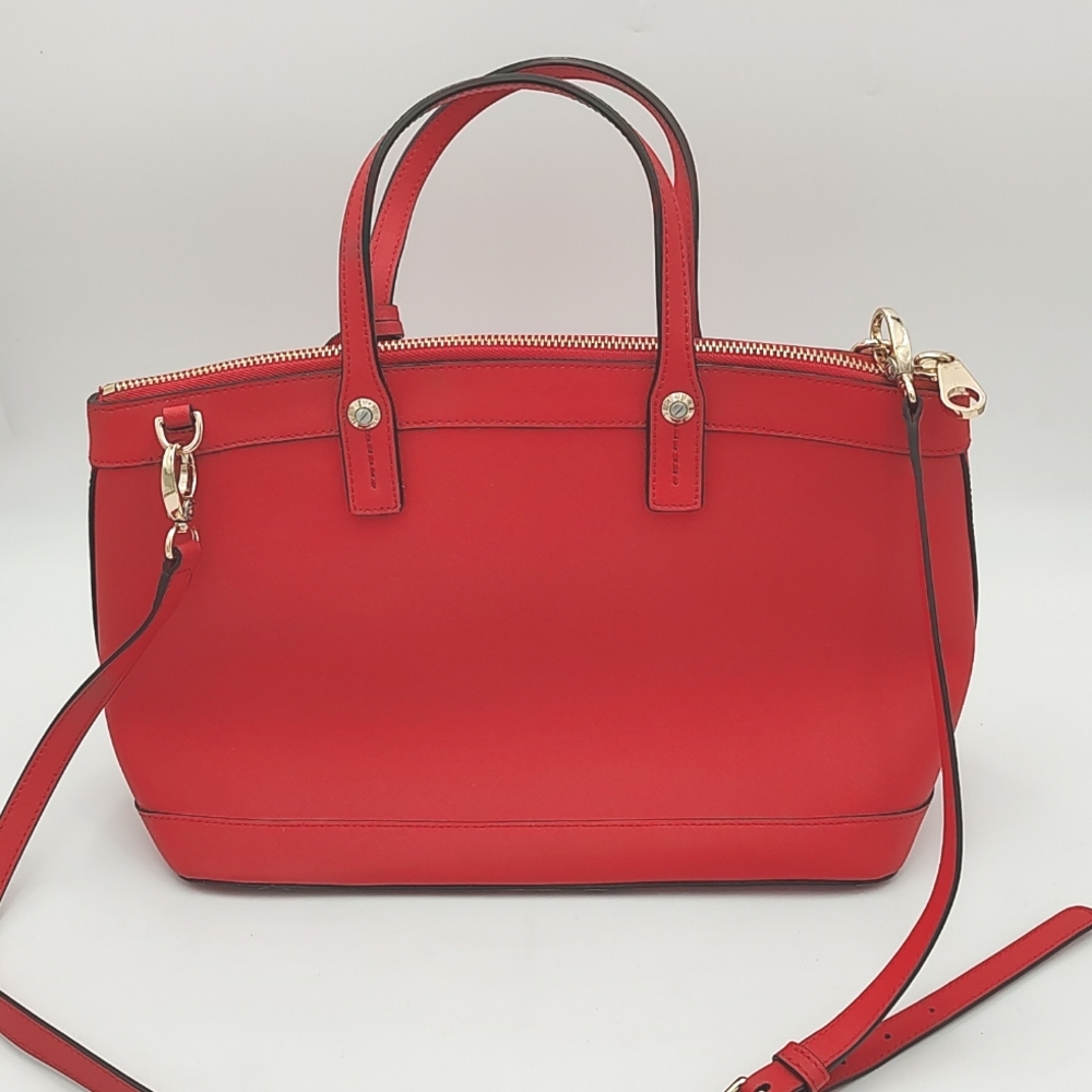 Henri Bendel Red Crossbody Satchel - Picture 5 of 15